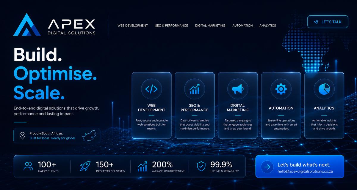 Apex Digital Solutions | Marketing, Development & Design
